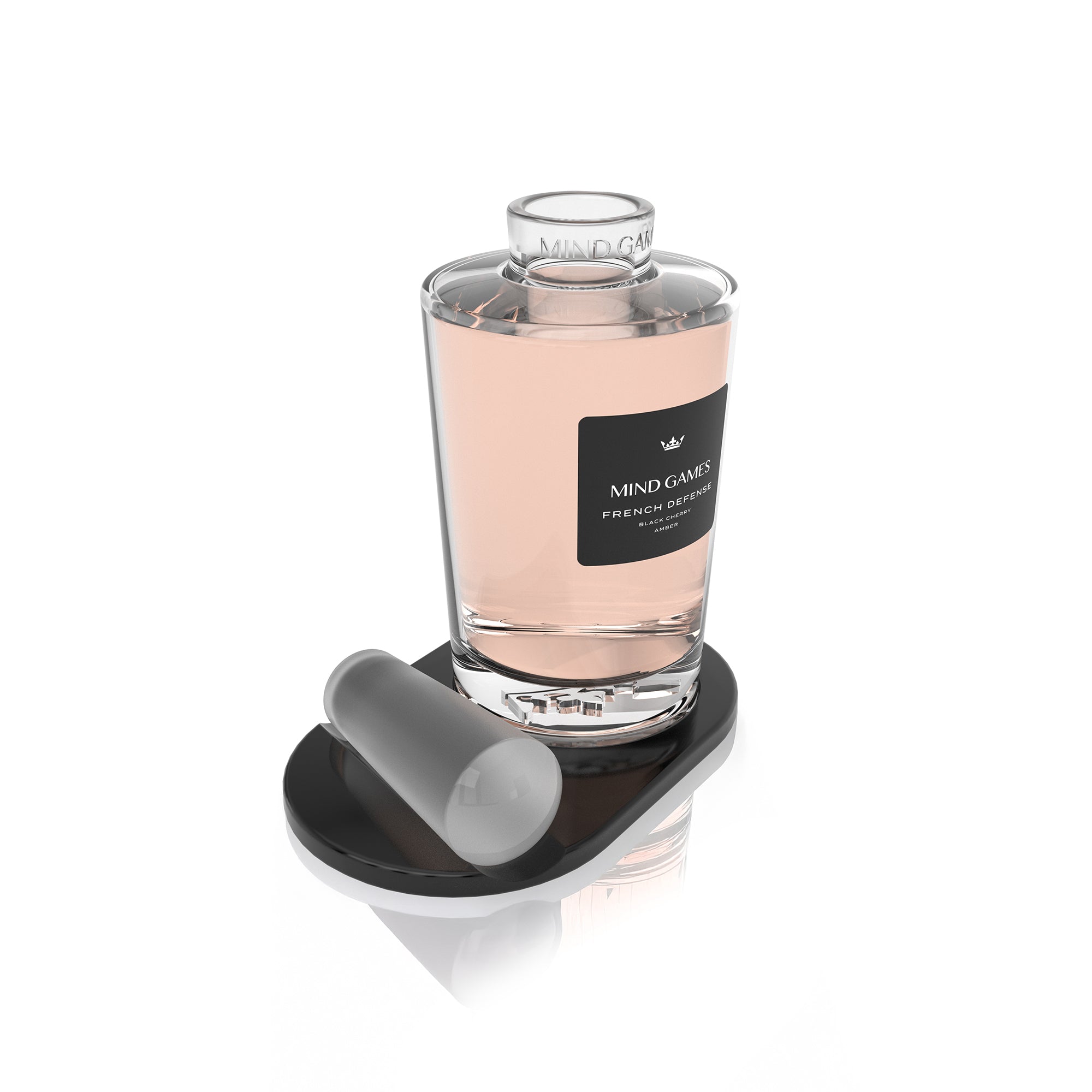 French Defense Crystal Decanter Set